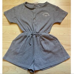 Zara Waffle Knit kids Romper